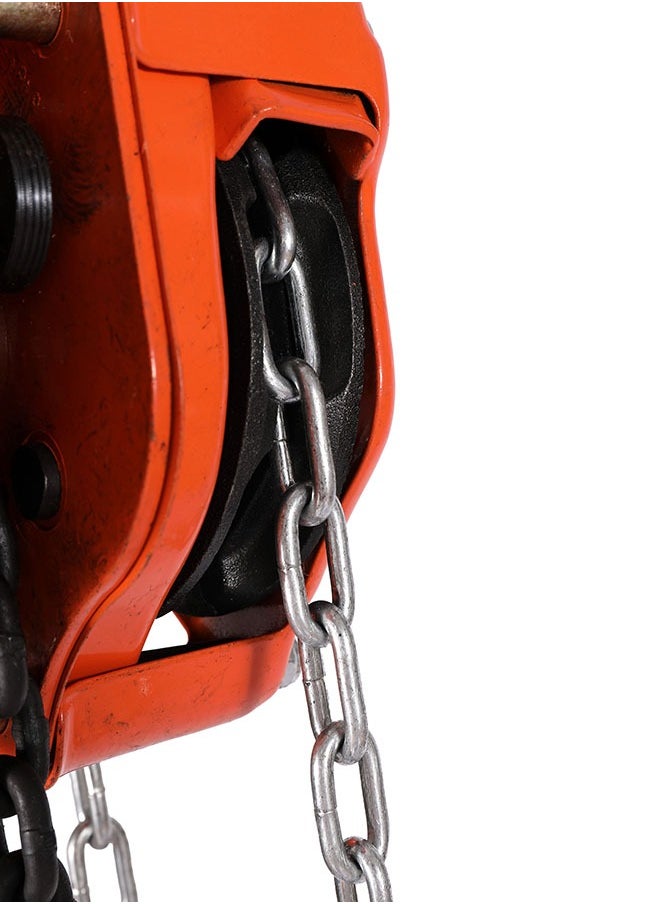 Hand Chain Block Hoist-1Ton 3m- Portable Heavy-Duty Corrosion Resistant Manual Chain Pulley Block -for Lifting, Rigging, and Material Handling -in Construction Warehouses Workshops and Garages