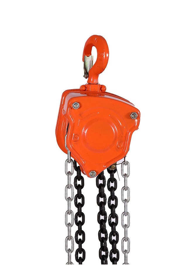 Hand Chain Block Hoist-1Ton 3m- Portable Heavy-Duty Corrosion Resistant Manual Chain Pulley Block -for Lifting, Rigging, and Material Handling -in Construction Warehouses Workshops and Garages