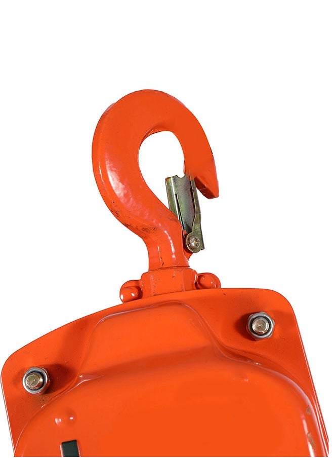 Hand Chain Block Hoist-1Ton 3m- Portable Heavy-Duty Corrosion Resistant Manual Chain Pulley Block -for Lifting, Rigging, and Material Handling -in Construction Warehouses Workshops and Garages