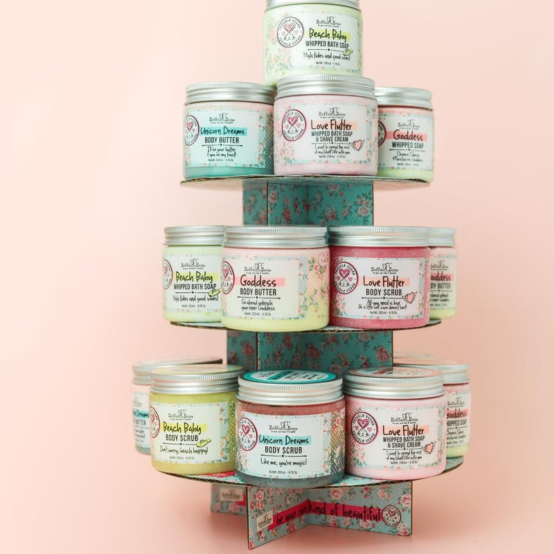 Bella and Bear Bella Bear Beach Baby Whipped Bath Soap And Shave Cream Body Wash Soap Moisturiser SLS Free Paraben Free CrueltyFree Body Care Bath Stuff for Women - Image 4