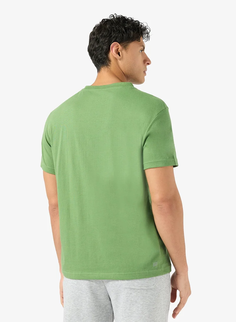 LACOSTE Ultra-Dry Turtle Neck T-Shirt