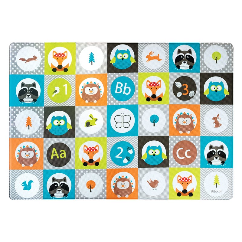 bblv Mlti Soft Reversible and Safe Playmat Water Resistant Indoor and Outdoor Use Tiles