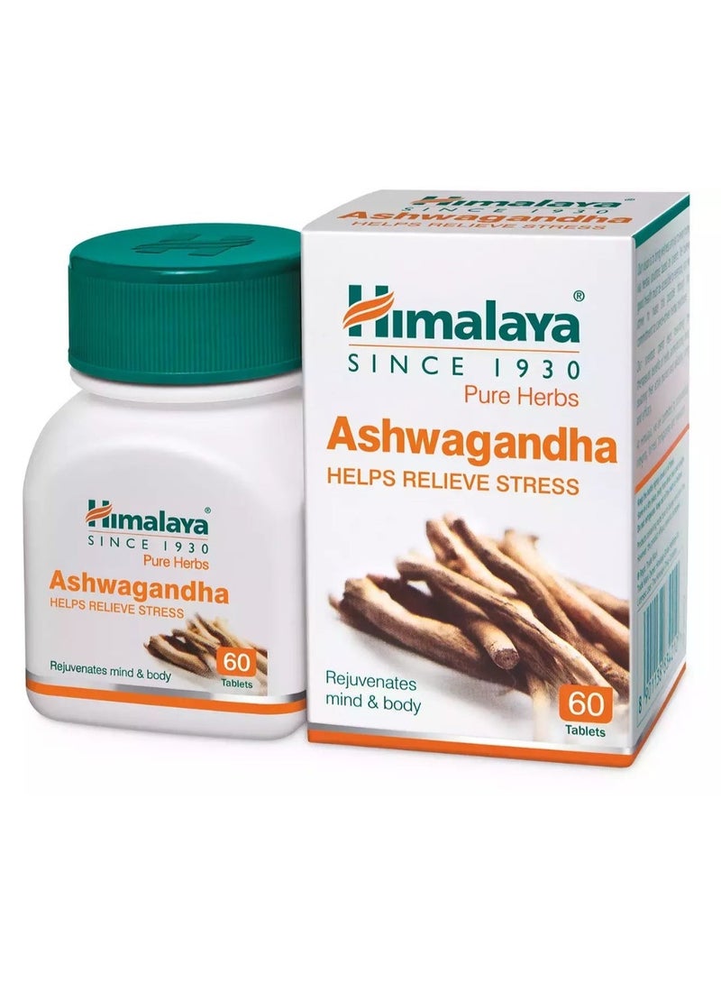 Himalaya Ashwagandha Tablets - 60 Tablets - Image 1