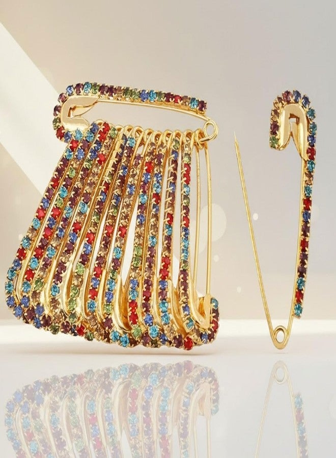 THANUS CRAFT THANU'S CRAFT Multicolor Metal Safety Saree pins for saree pallu Waist Sari Pleats sewing Dresses Clothes Girls women - Image 5