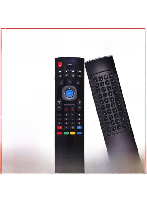 MX3 Air Flying Mouse MX3 Voice Backlit Version Android Smart Wireless Flying Mouse Remote Controller 2.4g I8 Keyboard-Color:MX3-L (with Backlight) English US