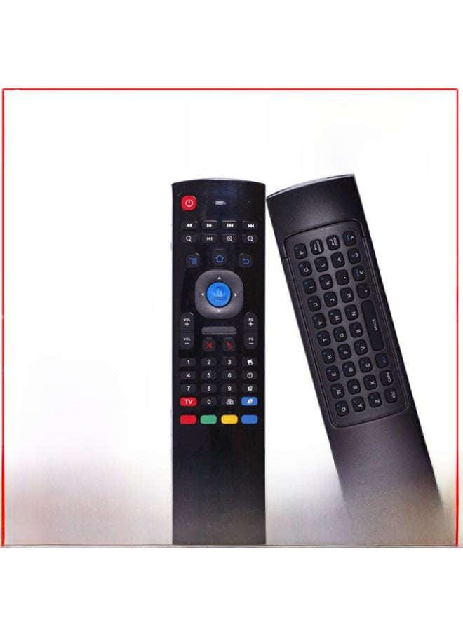 MX3 Air Flying Mouse MX3 Voice Backlit Version Android Smart Wireless Flying Mouse Remote Controller 2.4g I8 Keyboard-Color:MX3-L (with Backlight) English US
