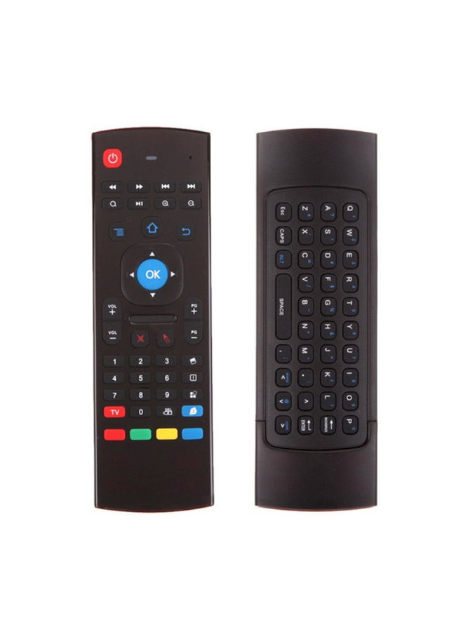 MX3 Air Flying Mouse MX3 Voice Backlit Version Android Smart Wireless Flying Mouse Remote Controller 2.4g I8 Keyboard-Color:MX3-L (with Backlight) English US