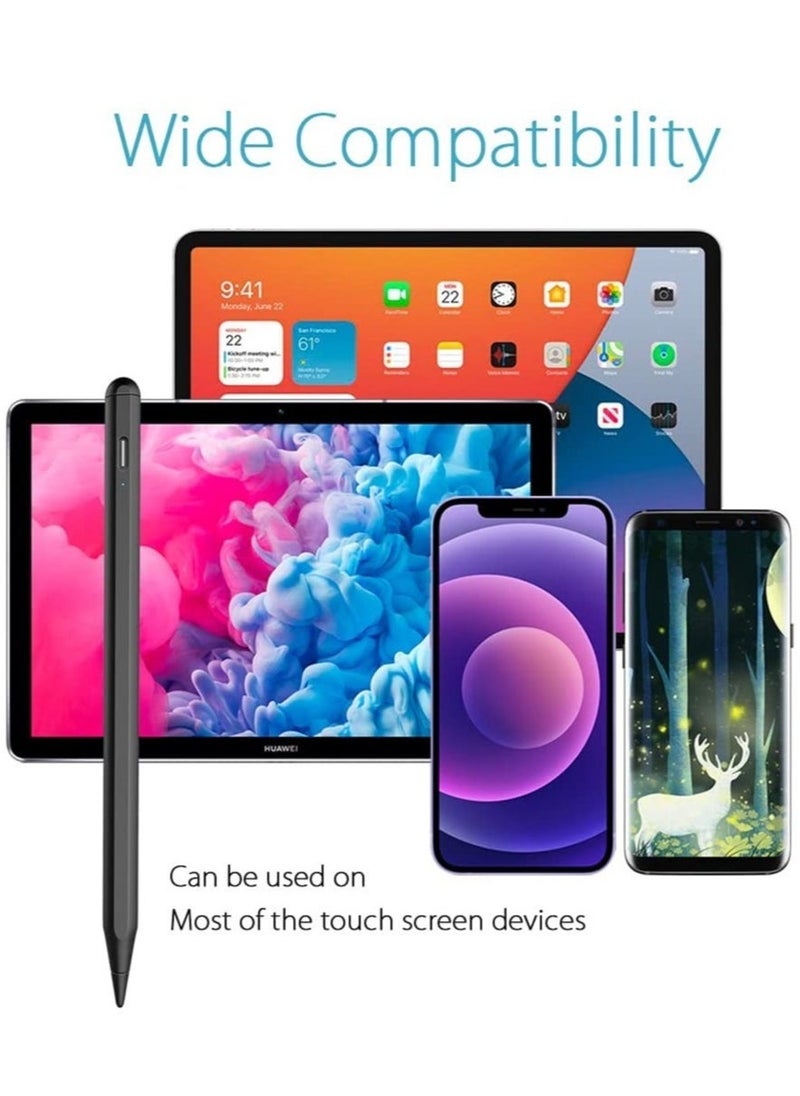 ELTRAZONE 2021 Upgraded Stylus Pen for Touch Screens, Rechargeable Phone Pen for Android & iOS Compatible with iPhone/iPad/Pro/Mini/Other Tables & Smart Phone - Image 3