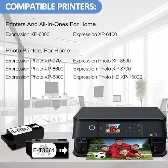 2-PACK T3661 T366100 MAINTENANCE BOX REMANUFACTURED FOR EXPRESSION XP-15000 XP-6100 XP-6000 XP-8500 XP-8600 XP-8700 XP-8800 XP-970 PRINTER, COMPATIBLE FOR T3661 INK MAINTENANCE E9BOX - Image 3