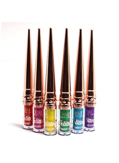 Romantic Beauty 1 Metallic Glitter Liquid Liner Eyeliner Eye Liner Shimmery E2201As + Free Zipper Bag  - Image 1