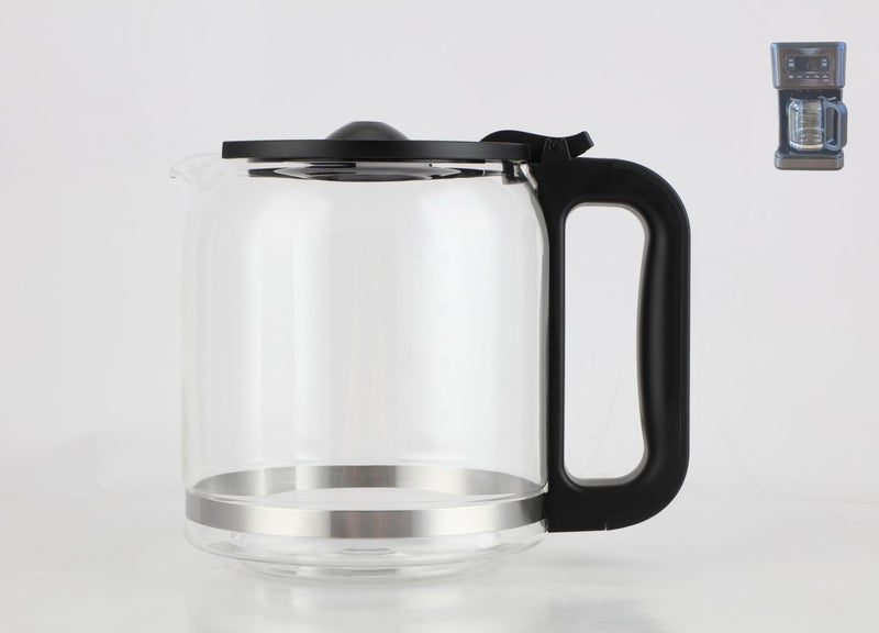 بديل لصانعة القهوة الزجاجية 14 كوب من Mr Coffee 14 كوب BVMCPC14 خالية من BPA وآمنة للطعام ومقبض مقاوم للحرارة