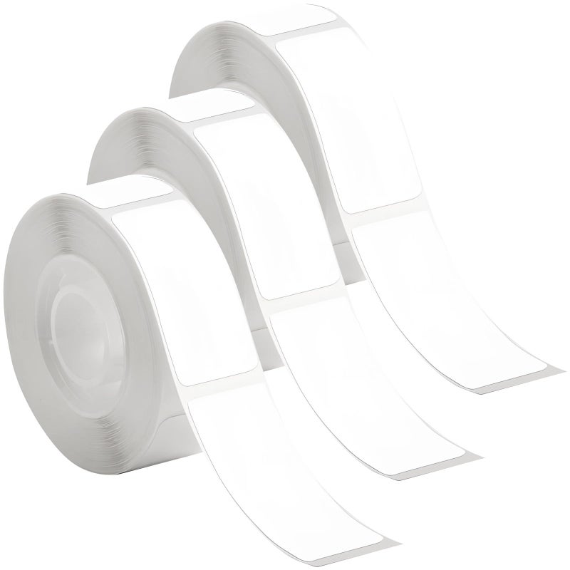 Self Adhesive Printable Tags 3 Rolls 160 Labels Per Roll Waterproof Tear Resistant Handwritten Labels - Image 2