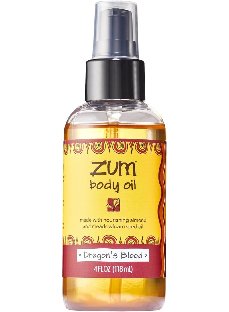 ZUM Zum Massage and Body Oil - Dragon's Blood - 4 fl oz - Image 1