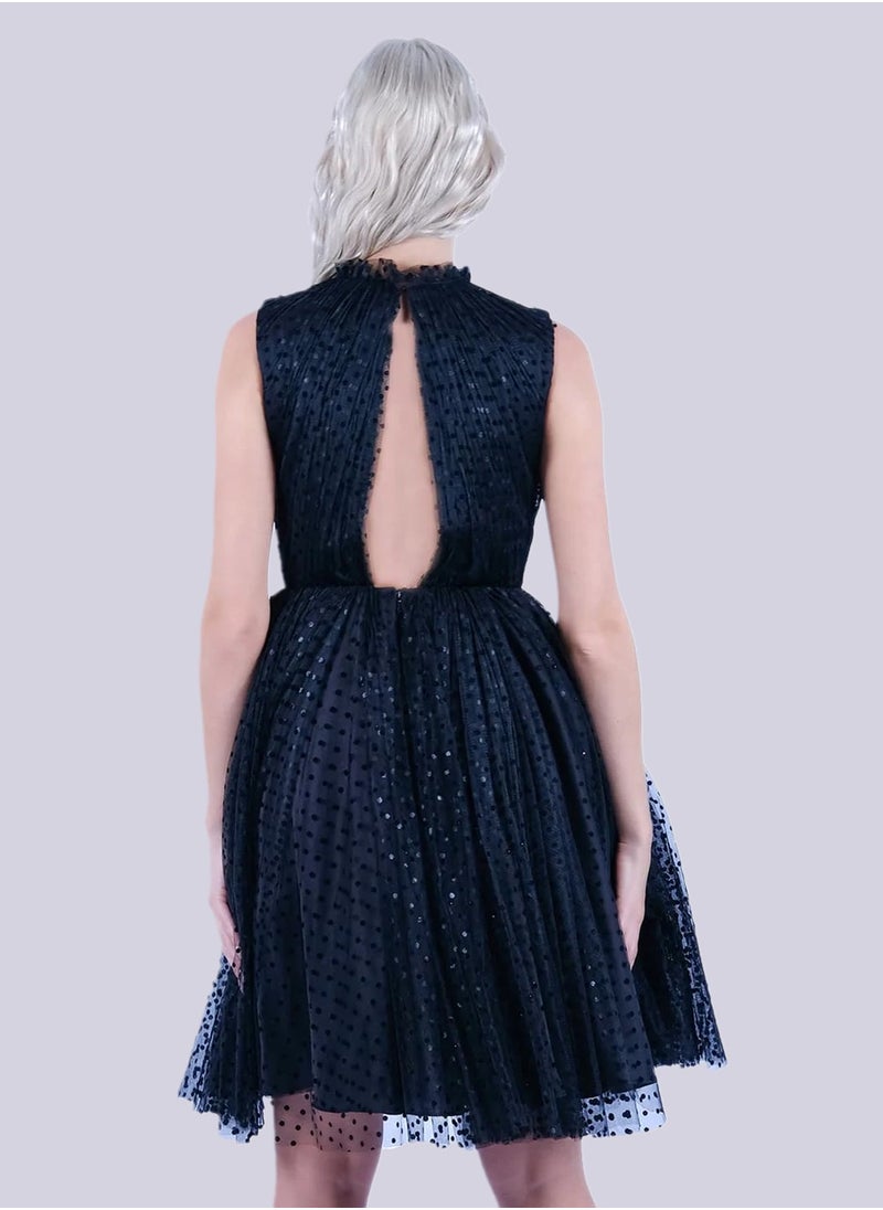 NIVA FASHION HOUSE - Glorious - Black Mini Dress - Image 1