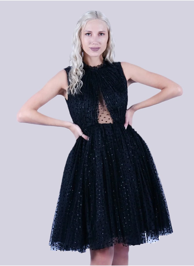 NIVA FASHION HOUSE - Glorious - Black Mini Dress - Image 1