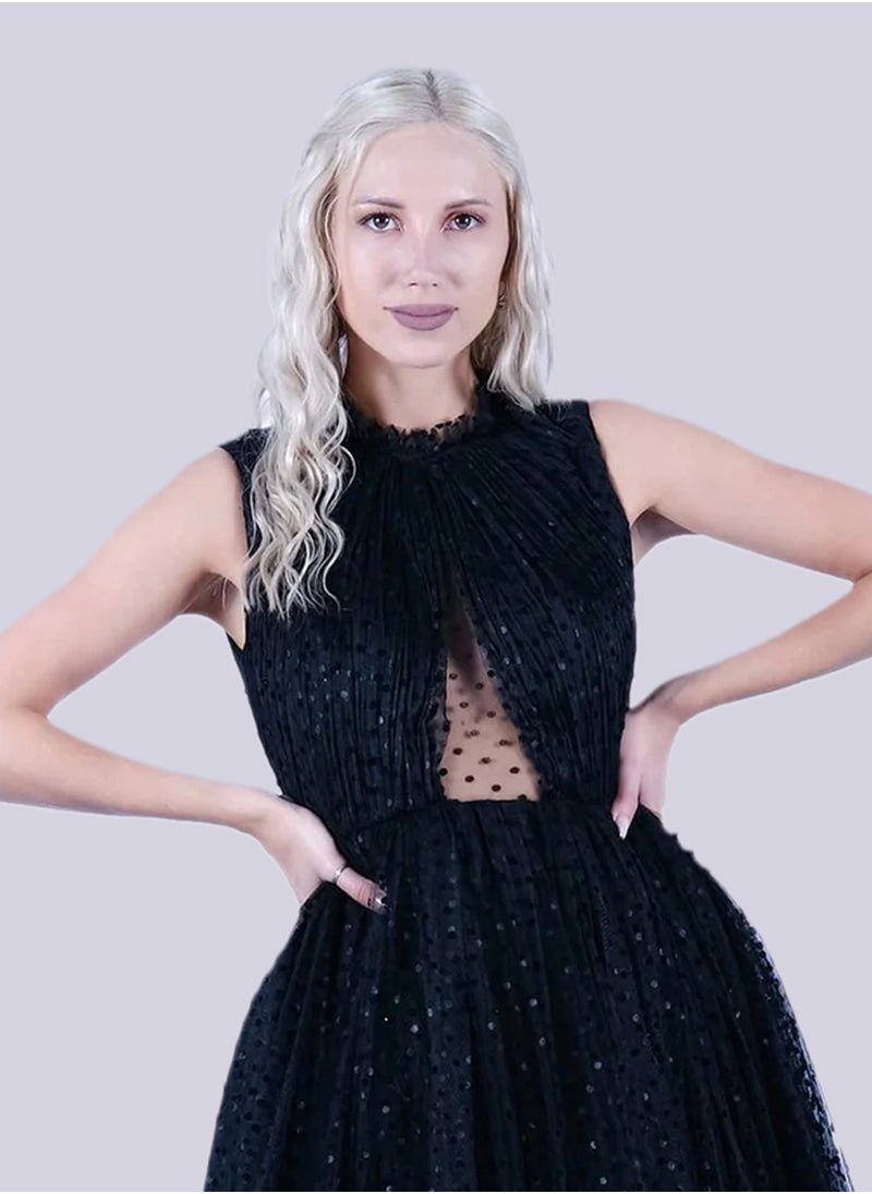 NIVA FASHION HOUSE - Glorious - Black Mini Dress - Image 1