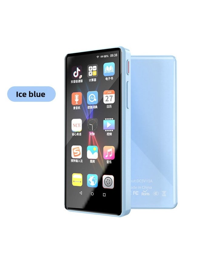 Generic Mahdi Madi Internet Accessible Mp4 Full Screen Mp3 Player Student Walkman Mp5 Mp6 Bluetooth Downloadable-Body Color:Aurora Blue 16gb-Memory Capacity:Official Standard  - Image 1