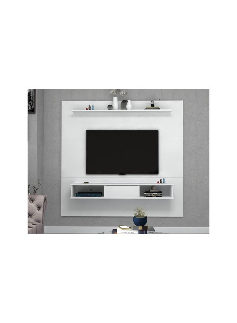 sahaba طاولة تلفزيون سلينا موديل ابيض - Image 3