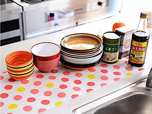 JRM's Anti Slip PVC Waterproof Place Mat for Kitchen Cupboard Liners, Refrigerator, Table (Multicolour, 45X500cm) - Image 3