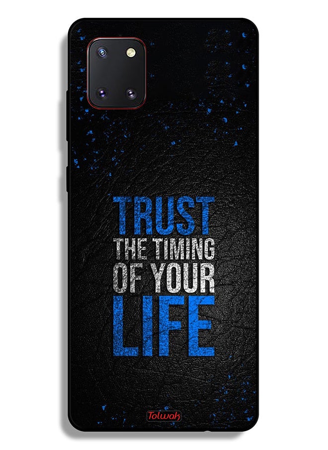 Tolwak Samsung Galaxy Note 10 Lite Protective Case Cover Trust The Timing Of Your Life  - Image 2