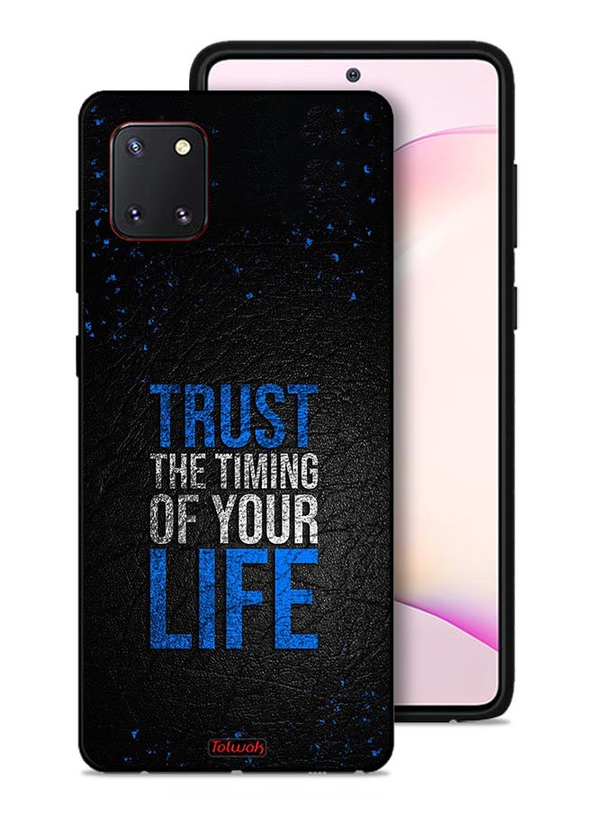 Tolwak Samsung Galaxy Note 10 Lite Protective Case Cover Trust The Timing Of Your Life  - Image 1