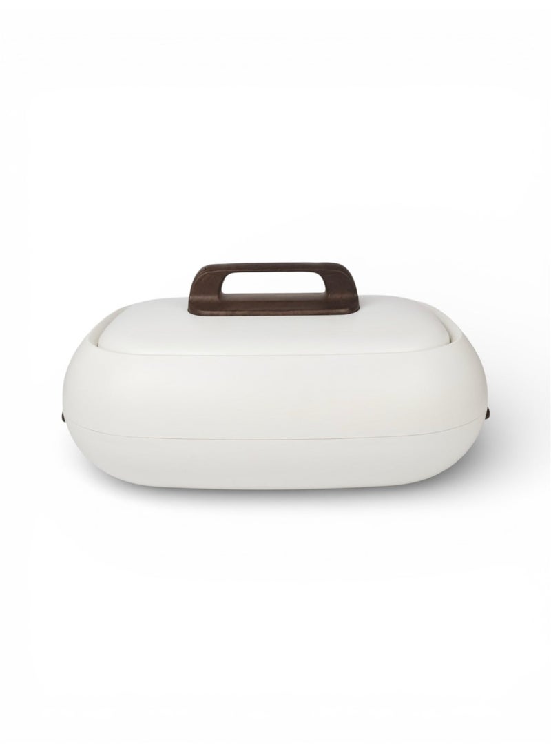 Raz Premium Insulated Hot Pot Casserole – Double Wall Thermal Food Warmer with Stainless Steel Inner & Soft-Touch Body – Elegant Serving for Rice, Curry & Majlis Dining - Image 3