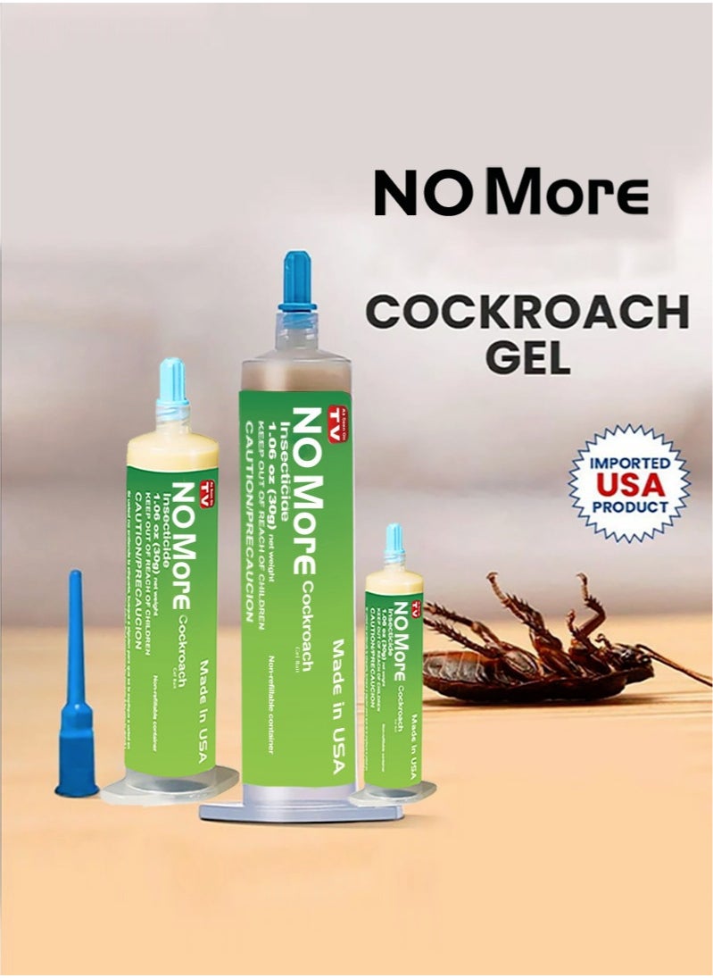 AS SEEN ON TV - No More Cockroach Gel Bait 30g Pack of 3 - Image 1