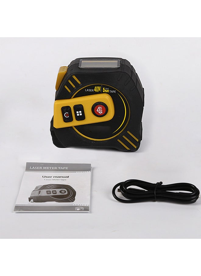 Generic 2 in 1 Digital Tape Measure with 130ft/40m Laser Distance Meter and 16ft/5m Retractable AutoLock Measuring Tape  - Image 4