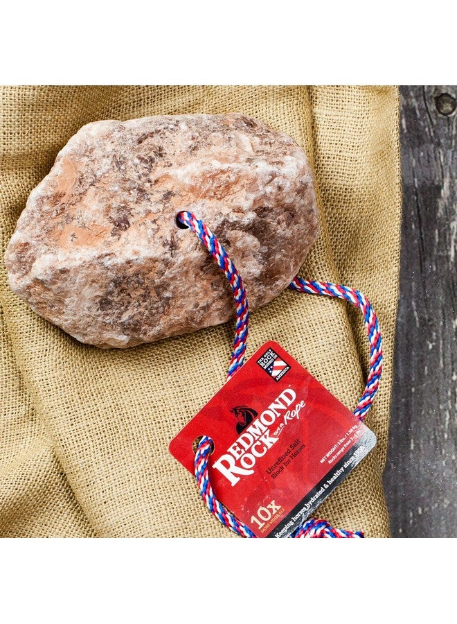 REDMOND - Rock on a Rope Unrefined Salt Rock for Horses; 3 to 5 lbs- … - Image 3