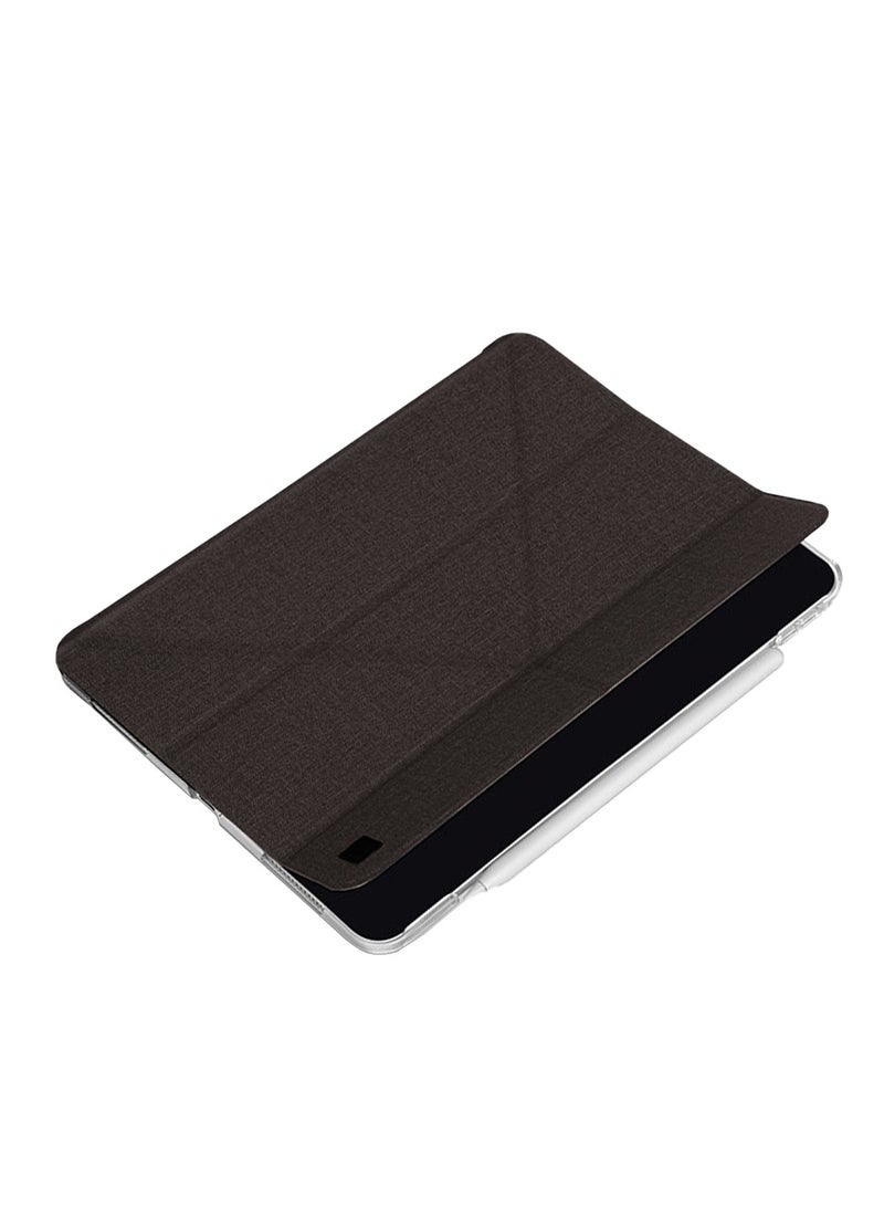 Uniq iPad Air 10.9 Inches (2020) Cover, UNIQ Antimicrobial Case Yorker Kanvas - Osbidian Knit Black Black - Image 1