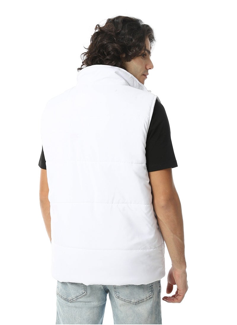 Andora Basic Turtle Neck Bomber Vest  - Image 3