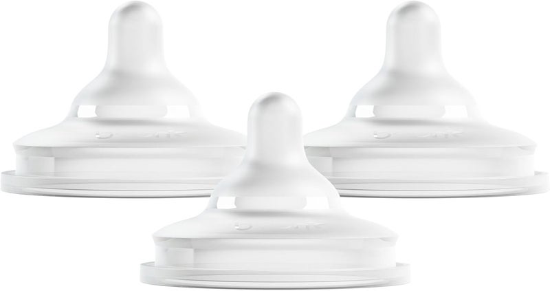 BOON زجاجة بون نورش كيرف السيليكون للأطفال - 3 قطع - Image 1