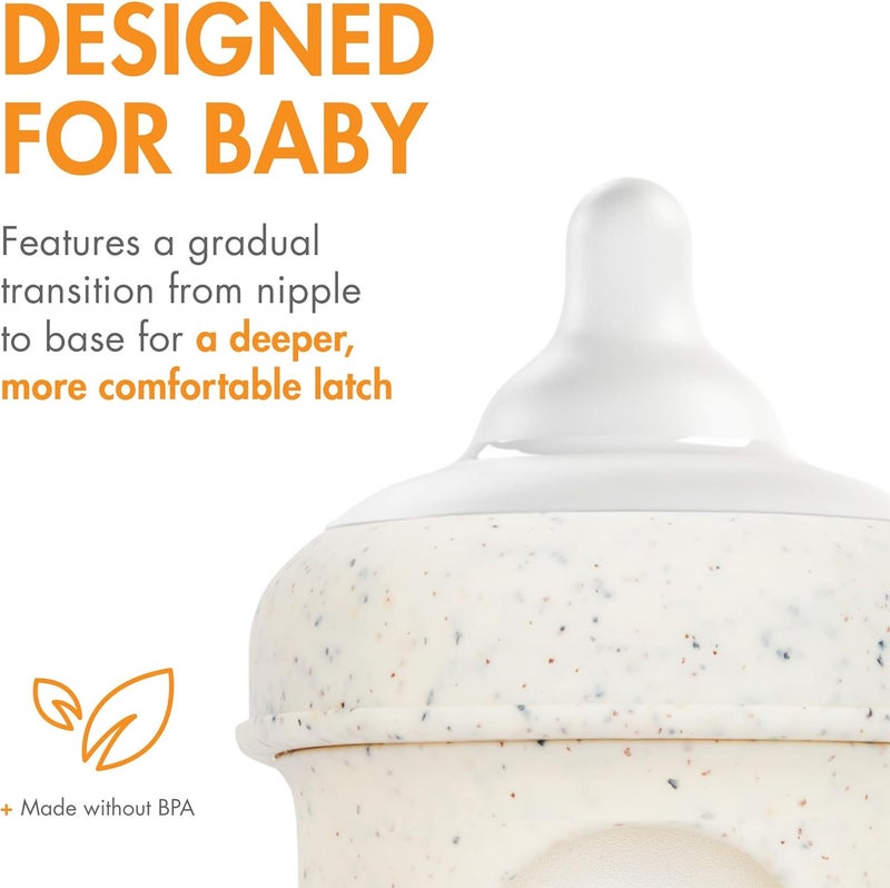 BOON زجاجة بون نورش كيرف السيليكون للأطفال - 3 قطع - Image 2