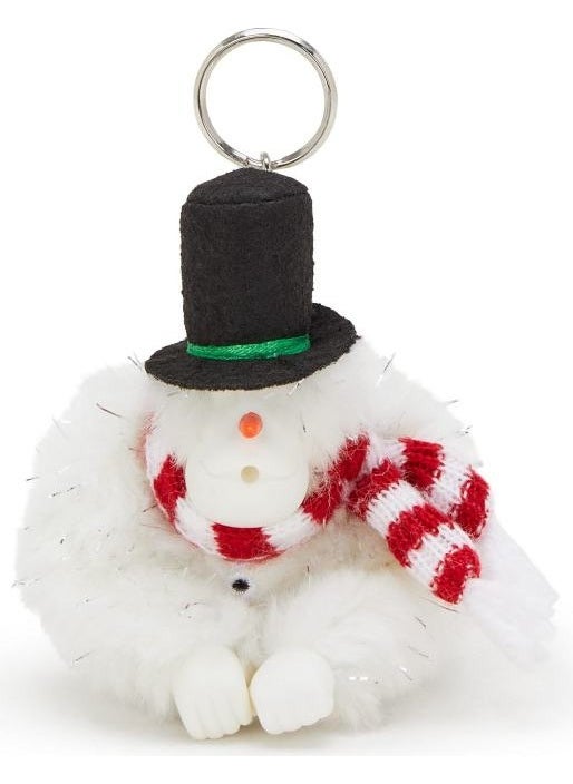 kipling - Snowman Monkey Keychain - Image 1