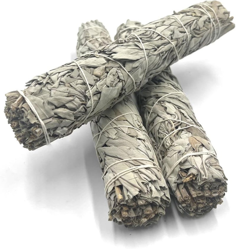 sheful California White Sage 3 Pack, 4 Inches Long California White Sage for Home Cleansing, and Fragrance, Meditation, Smudging Rituals, Purifying Ceremonial Ritual, Ramadan Eid Gift - Image 3