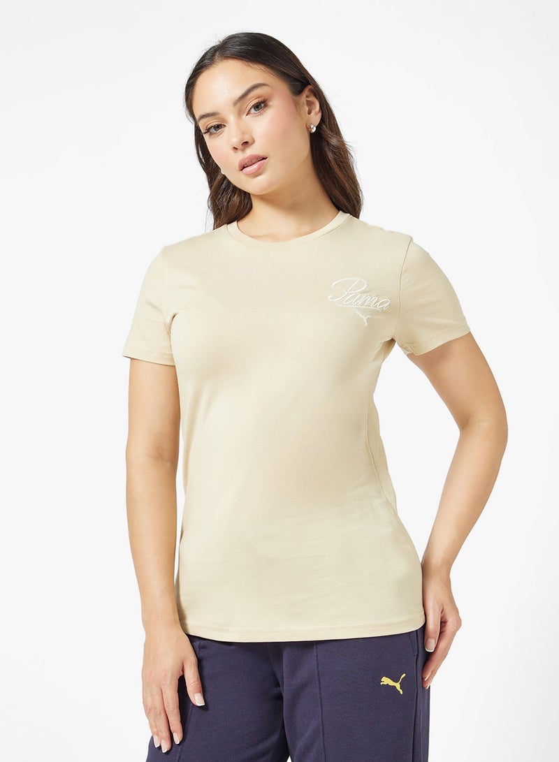 PUMA Essential Logo Script T-Shirt - Image 1