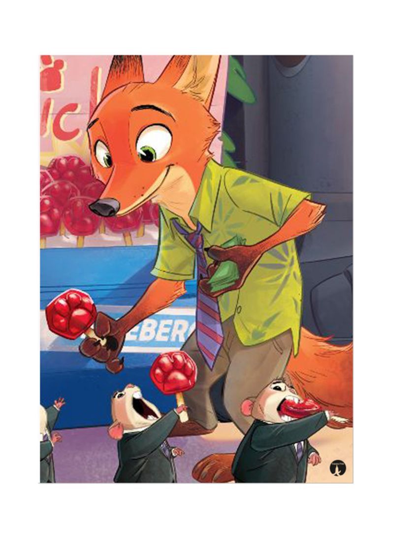 RKN Metal Plate Of Disney Poster Multicolour