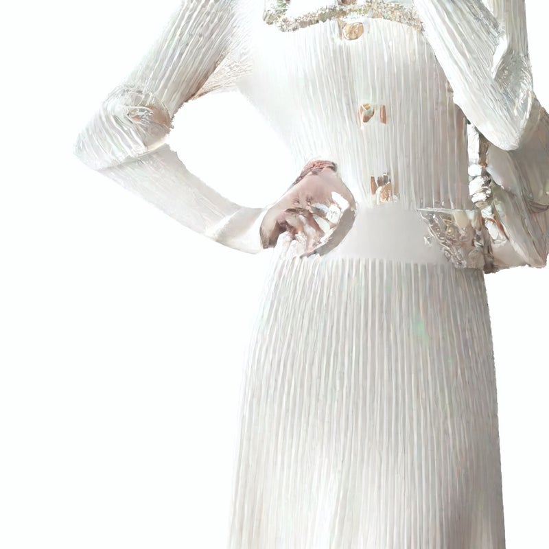 Chic Knit Dress with Turn-Down Collar, High-Waist Midi Length, Slim Fit for Women - Image 3
