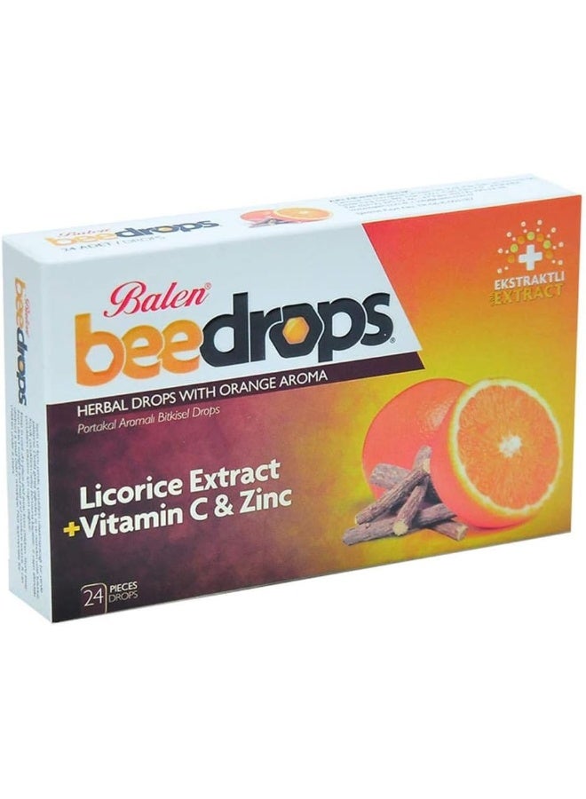 Balen Beedrops Licorice/Orange Flavored lozenges - Image 3