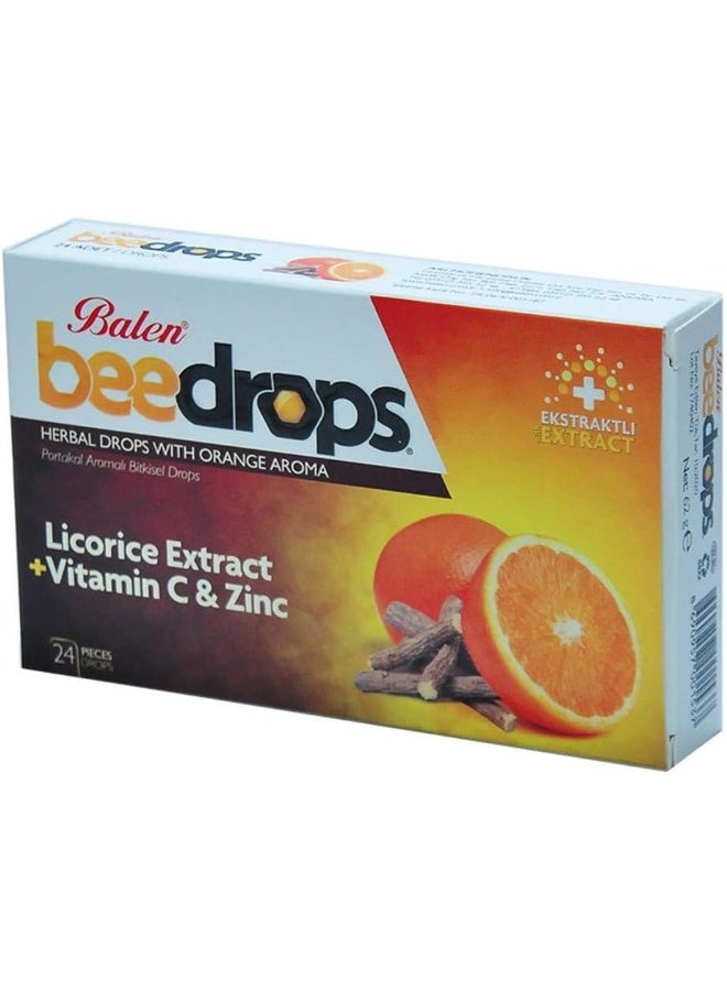 Balen Beedrops Licorice/Orange Flavored lozenges - Image 4