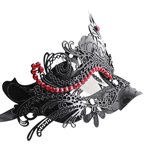 Coddsmz Couple Masquerade Mask Set Venetian Party Mardi Gras Halloween Costume Fancy Dress Mask for Women Men - Image 4