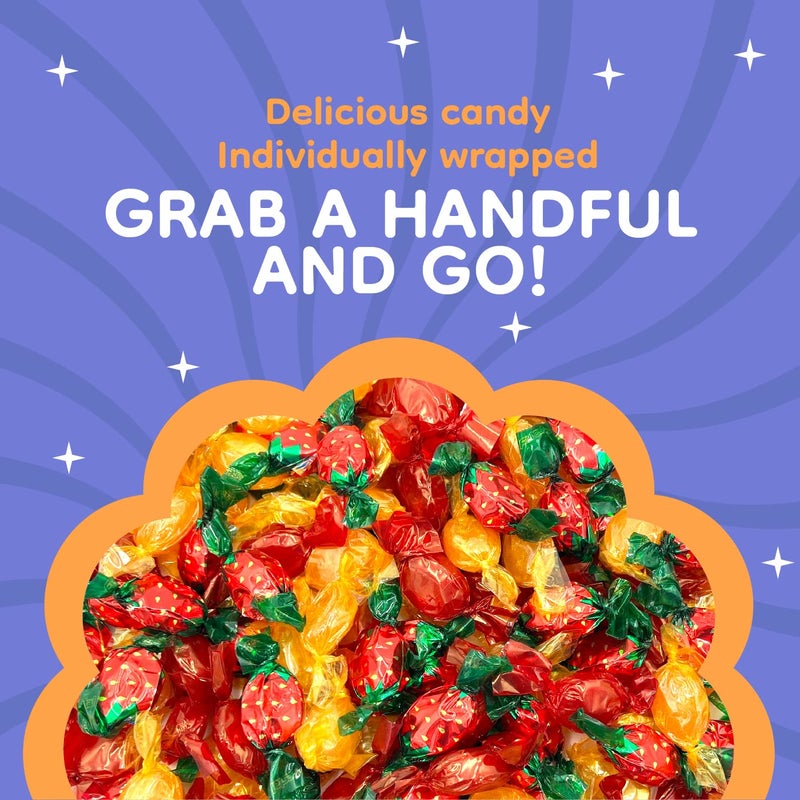 LAETAFOOD Hard Candy Assortment | 1 Pound Bag - 85 Count | Strawberry Bon Bons, Butterscotch, Cinnamon - Image 5
