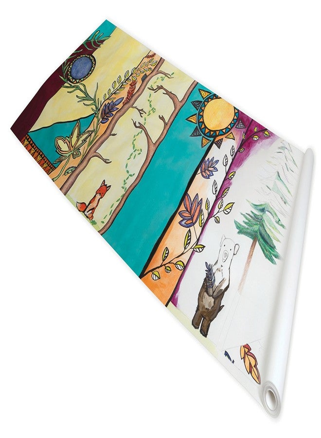 UCreate Mixed Media Art Paper, Heavyweight, 36" x 10 yds., 1 Roll, White (4845) - Image 2