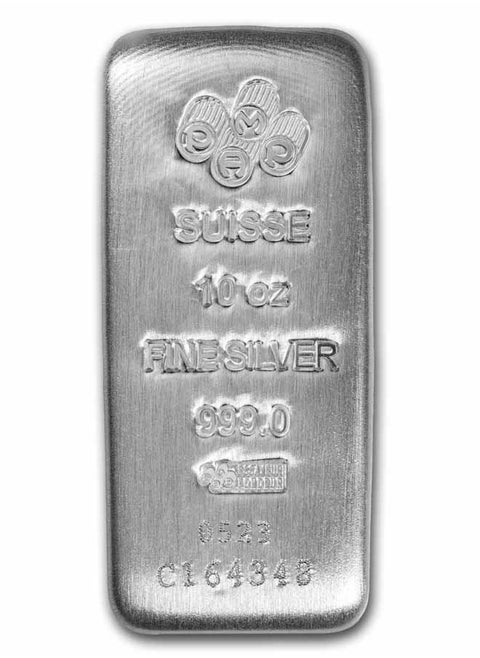 PAMP Suisse Silver 10 oz (311 gram) Bar