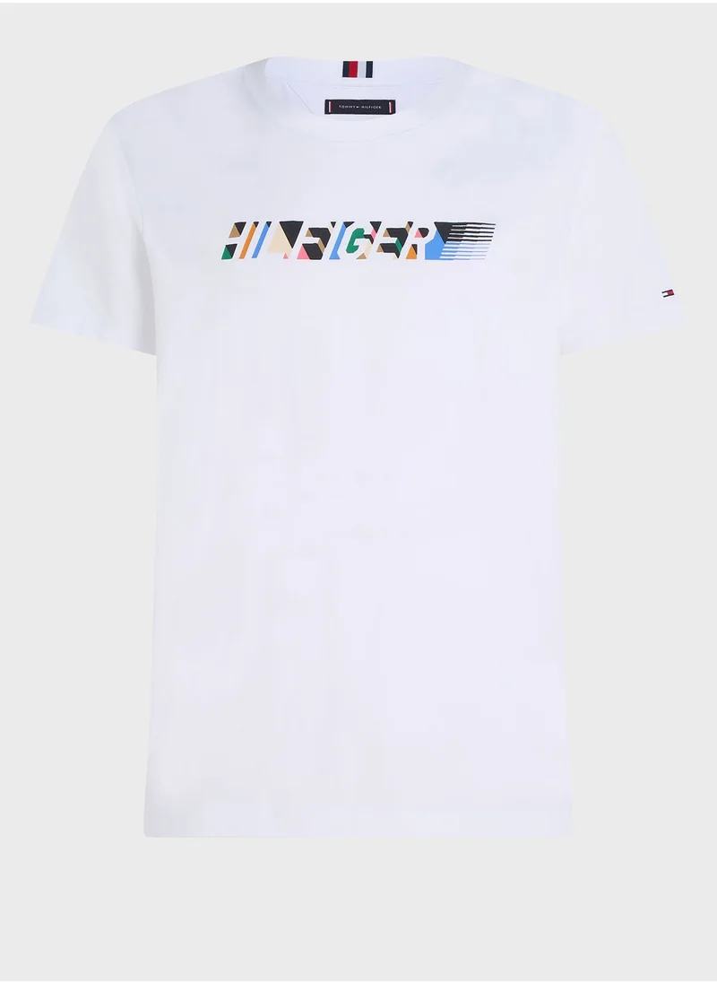 TOMMY HILFIGER Graphic Crew Neck T-Shirt