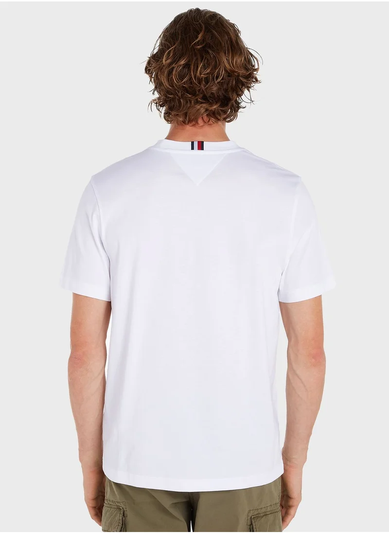 TOMMY HILFIGER Graphic Crew Neck T-Shirt