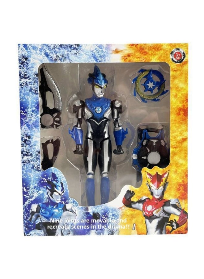 Generic - Ultimate Selo Ultraman Toy Joint Action Figure Shine Gold Infinite Selo Ultraman Hand Toy-Color:--ultraman Blues Multi-jointed - Image 1