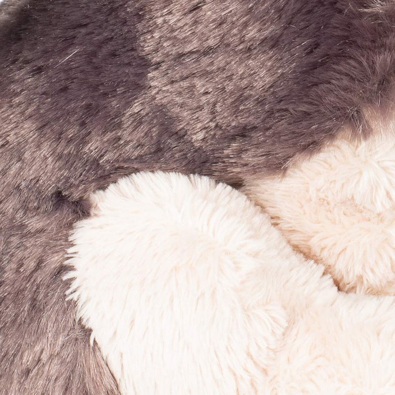 DEMDACO Little Silver Grey Wolf Children's Plush Beanbag Stuffed Animal Toy, 5.5 Inch (Pack of 1) - Image 5