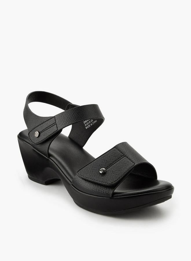 Flora Bella By Shoexpress Flora Bella Women Textured Wedge Heel Sandals - Image 2