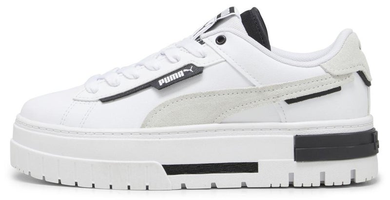 PUMA Mayze Crashed Womens White Sneakers - Image 1